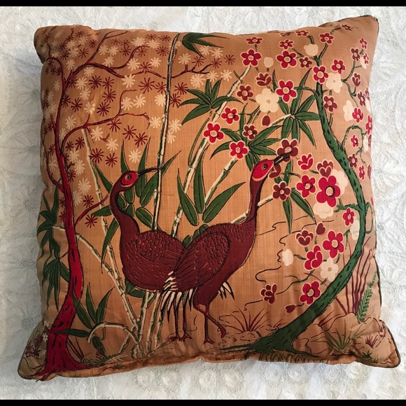 Accents Silk Throw Pillows From Singapore Down Inserts Poshmark